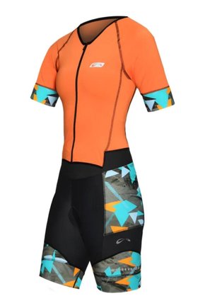 a4230 geometrico verde laranja