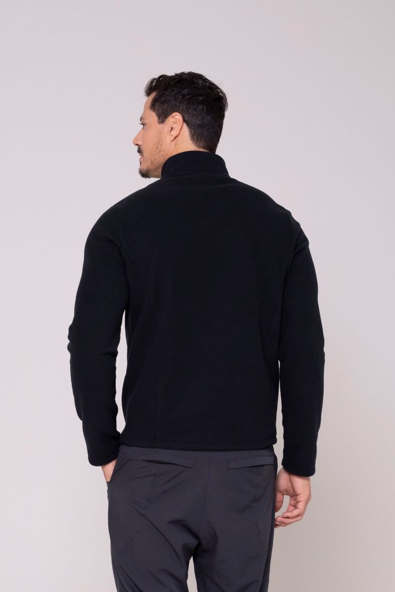 Blusão Fleece Comfort Masculina Preto