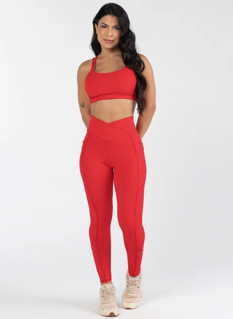 Ela Wear Livre Eleve Leggings Legging Modeladora Cintura Alta