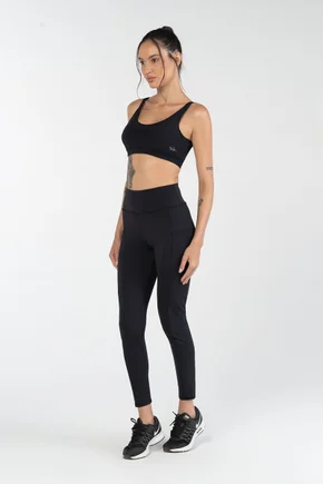 Legging Easy Feminina Grafite | Conforto e Performance | Sol Sports